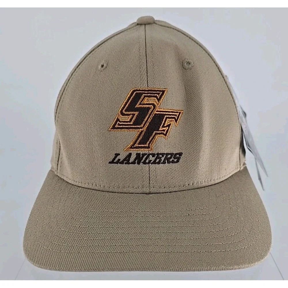 FlexFit SF Lancers Logo Hat Cap Tan NWT Small To Medium Fit